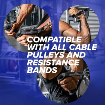 Core Prodigy Heavy Duty Exercise Handles - Grip Attachments for Cable Machine Pulleys, Gym Equipment, Resistance Bands, and Weight Lifting