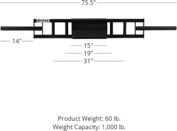 Titan Fitness Multi Grip Log Bar