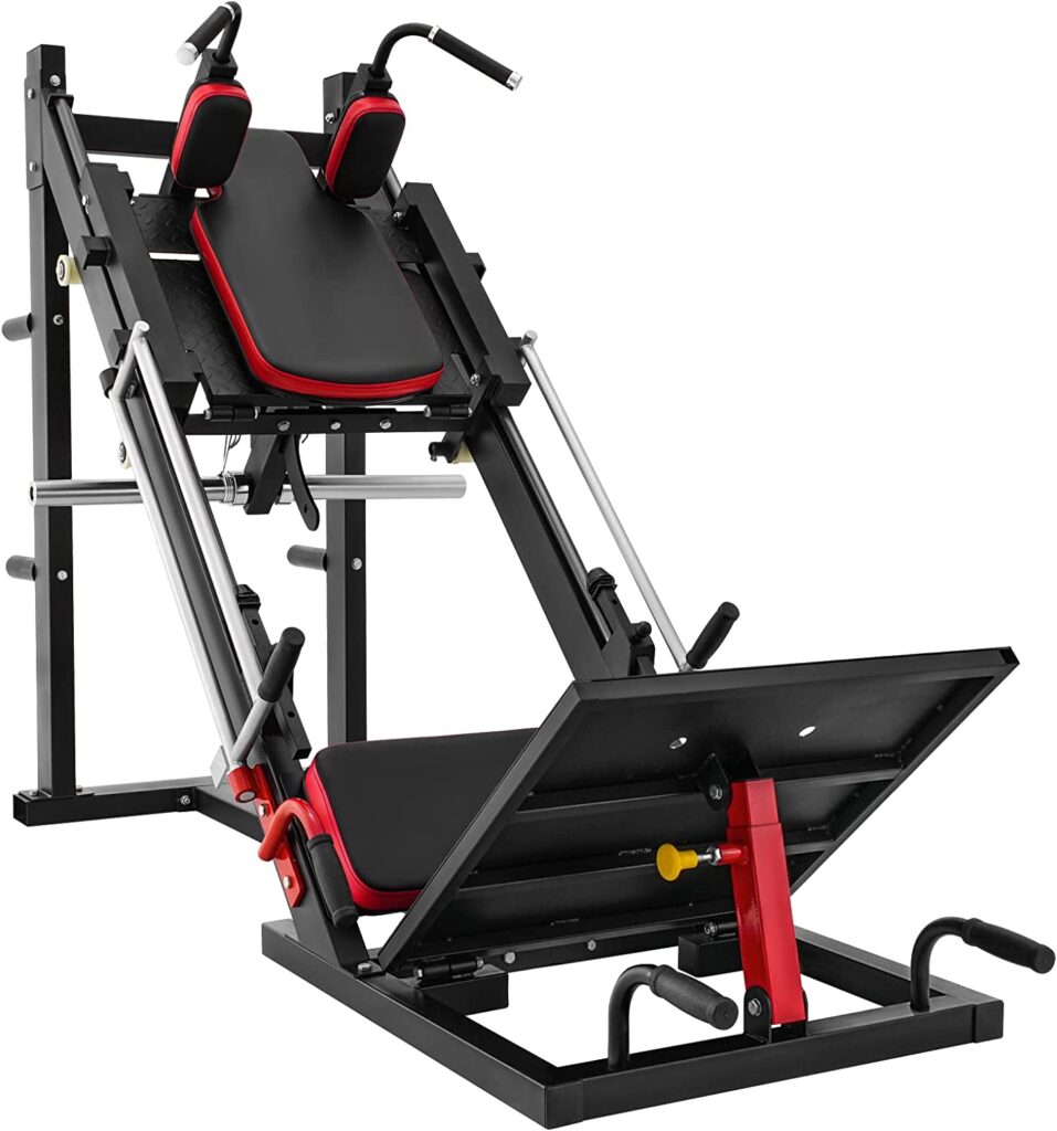 Gmwd Leg Press Hack Squat Machine, Hip Sled For Home Gym