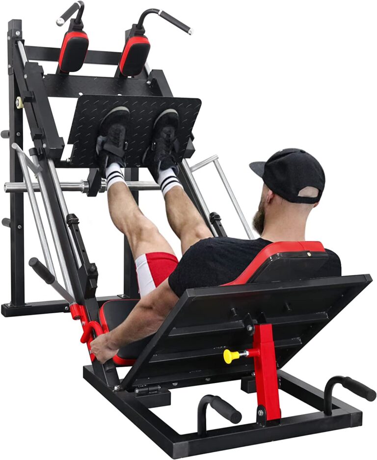 GMWD Leg Press Hack Squat Machine, Hip Sled for Home Gym...