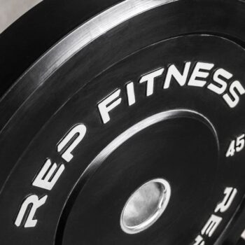 REP FITNESS Black Bumper Plates for Strength and Conditioning Workouts and Weightlifting