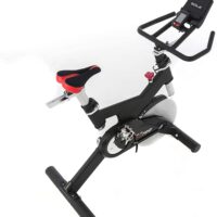 SOLE Fitness SB700 Light Upright Indoor Stationary Bike, Home and Gym Exercise Equipment, Smooth and Quiet, Versatile for Any Workout, Bluetooth and USB Compatible