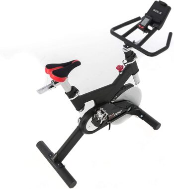 SOLE Fitness SB700 Light Upright Indoor Stationary Bike, Home and Gym Exercise Equipment, Smooth and Quiet, Versatile for Any Workout, Bluetooth and USB Compatible