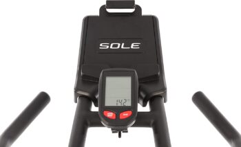 SOLE Fitness SB700 Light Upright Indoor Stationary Bike, Home and Gym Exercise Equipment, Smooth and Quiet, Versatile for Any Workout, Bluetooth and USB Compatible