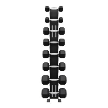 Four Pair Wall Mounted Dumbbell Rack