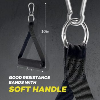 Resistance Bands for Working Out, NITEEN Heavy Resistance Bands with Handles Multi-Weight Exercise Bands Set for Men Women ,Workout Bands with Door Anchor and Ankle Straps Strength Training Equipment