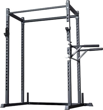 REP FITNESS Short Power Rack – PR-1050 – 72 inches with Optional Dip Attachment, Flat Bench, Adjustable Bench