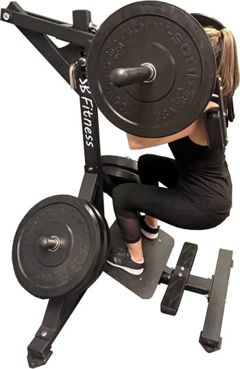 SB Fitness Commercial Plate-Loaded Leverage Squat /Calf Raise to Develop, Strengthen, Tone, and Shape Thighs, Calves and Buttocks