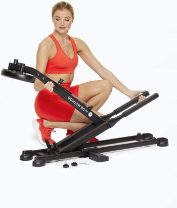 The DB Method Perfect Squat Machine | Home Exercise Equipment, Easy Set Up & Foldable Fitness Equipment | Core, Glutes & Leg Home Workout Machine | Results in 10 Minutes A Day