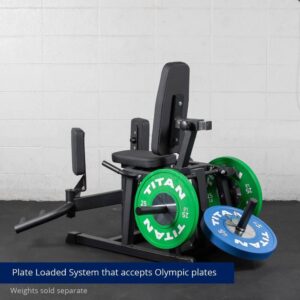 Titan Fitness Plate-Loaded Hip Abductor And Adductor Exercise...