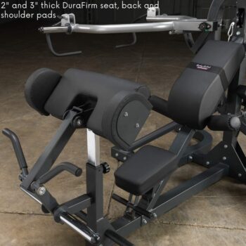 Body-Solid SBL460P4 Free-Weight Leverage Gym with Squat Attachment and Olympic Leverage Flat Incline Decline Bench