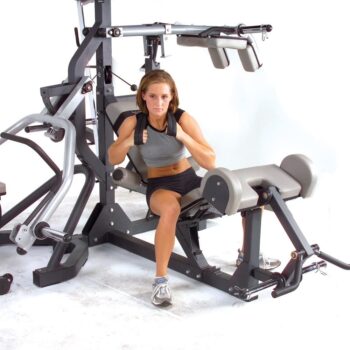 Body-Solid SBL460P4 Free-Weight Leverage Gym with Squat Attachment and Olympic Leverage Flat Incline Decline Bench