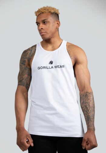 Carter Stretch Tank Top - White