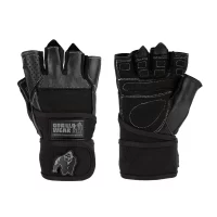 Dallas Wrist Wrap Gloves - Black