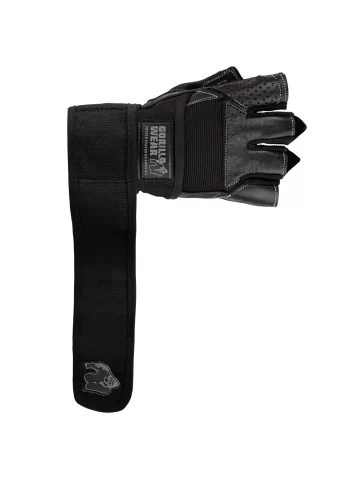 Dallas Wrist Wrap Gloves - Black