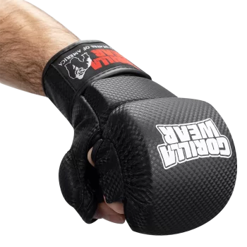 Ely MMA Sparring Gloves - Black/White