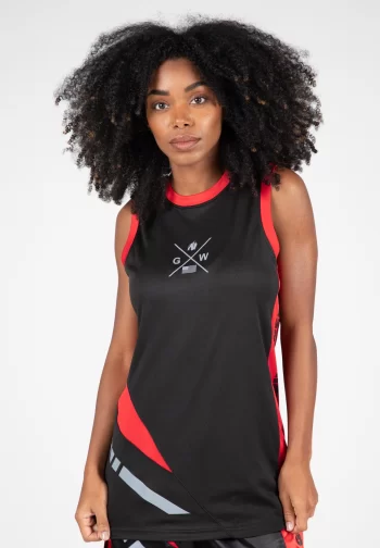 Hornell Tank Top - Black/Red - Unisex