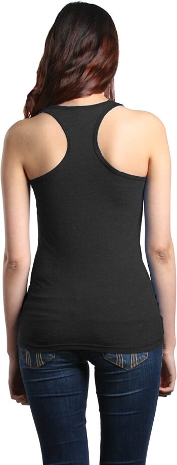 shop4ever Oh My Quad Becky Look at Her Squat Women's Racerback Tank Top Slim Fit