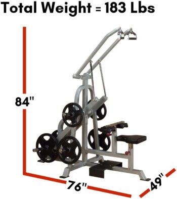 IRON COMPANY Body-Solid Leverage LAT Pull Down