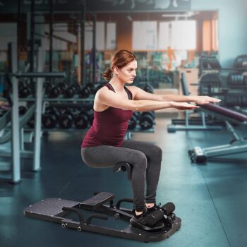 Lifepro 2-in-1 Sissy Squat Machine & Hip Thrust Machine - Deep Squat Workout Machine & Glutes Workout Equipment for Home Gym - Build Whole-Body Strength, Improve Balance & Posture, & Sculpt Your Booty