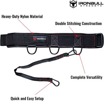 Advanced Dip Belt - Dip Pullup Squat Multifunction Versatile Weight Lifting Belt - Weighted Weightlifting Dipping Belt