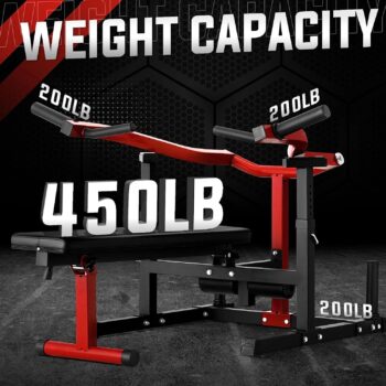 GMWD Chest Press Machine, 1250LBS Bench Press Machine with Independent Converging Arms, Adjustable Flat Incline Bench for Chest, AB Workouts, Shoulder Home Gym Equipment