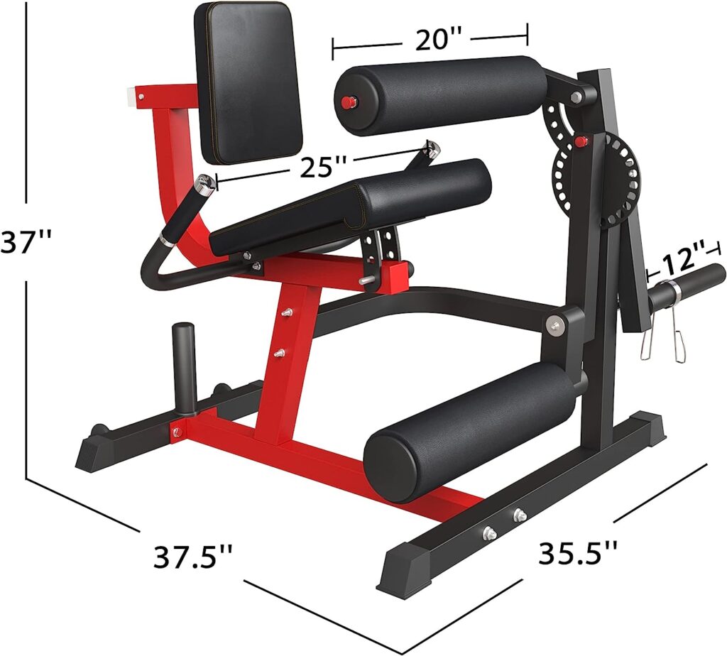 GMWD Leg Extension and Curl Machine, Lower Body Special...