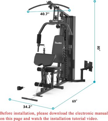 Home Gym Multifunctional Full Body Home Gym Equipment for Home Workout Equipment Exercise Equipment Fitness Equipment