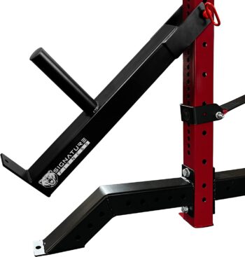 Signature Fitness Belt Squat Lever Arm Plate Loaded Gym Fitness Equipment Curls Rows Guided Deadlifts Black