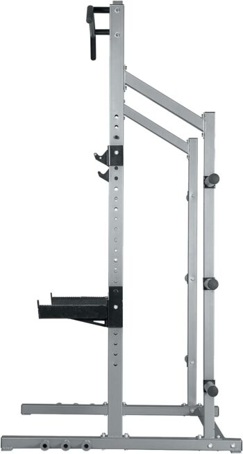 GDLF Power Rack Squat Stand Home Gym Strength Training Power Cage Weight Rack with Pull Up Attachment