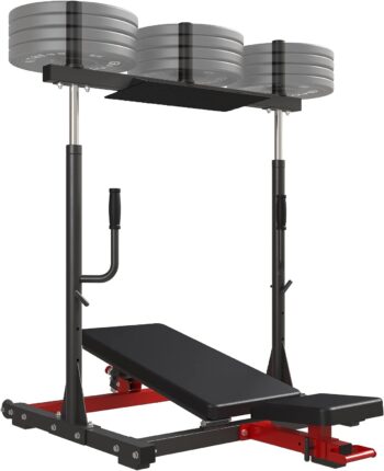 GMWD Vertical Leg Press Machine, Leg Strength Training Machine with Linear Bearing, Lower Body Special