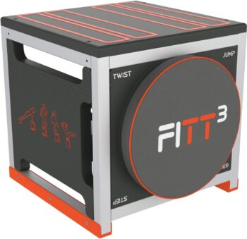 New Image Unisex's FITT Cube Total Body Workout, High Intensity Interval Training Machine, Black