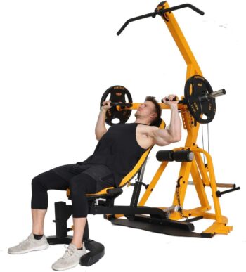 Powertec Fitness Workbench Leversystem - Fully Adjustable Bench Design with 500 lbs Max Load Capacity