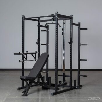 REP FITNESS Power Rack – PR-1000 – Dual Pullup Bars, Numbered Uprights, 1000 lb Rated, and Optional Upgrades