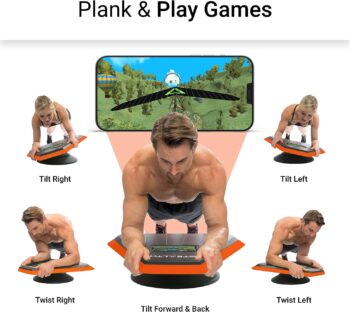 Stealth Core Deluxe Trainer - Turn Fitness Into a Fun Game - Get Strong Sexy Abs and Lean Core Playing Games On Your Phone; Free iOS/Android App; 4 Free Mobile Games Included; Dynamic Abs & Core Training; Only 3 Minutes a Day