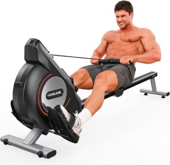 YOSUDA Pro Max/Magnetic Rowing Machine 350 LB Weight Capacity - 16 Levels Resistance for Home Use with LCD Monitor, Tablet Holder and Comfortable Seat Cushion