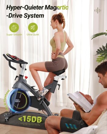 Cyclace PRO Magnetic Exercise Bike 003C 350lbs/003 330lbs/Indoor Cycling Bike Stationary Bike With Tablet Holder, Indoor Bike for Home Exercise