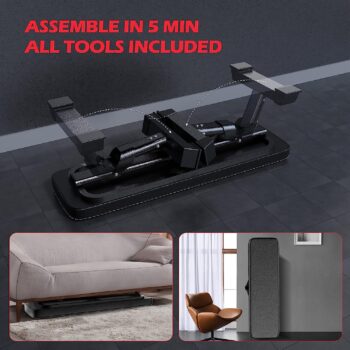 Finer Form Gym Quality Foldable Flat Bench forMulti-Purpose Weight Training and Ab Exercises. Perfect Foldaway Bench for Adjustable Dumbbells or an Adjustable Dumbbell Set. Upgrade Your Exercise Equipment Today With Our Convenient Workout Bench