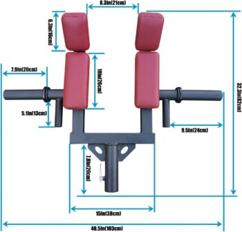 KORIKAHM Viking Press Landmine Handle for 2-Inch Olympic Barbell, T-Bar Row Attachment Core Strength Training Accessories, Shoulder Press Landmine Attachment Equipment