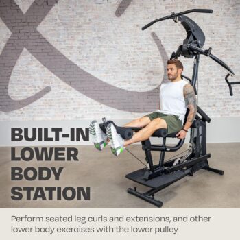 Centr Body Weight Home Gym - Multi-Functional Cable Machine for Upper and Lower Body Strength Training - Leg Extension and Leg Curl Station - Includes 3 Month Membership for Centr by Chris Hemsworth