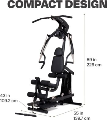 Centr Body Weight Home Gym - Multi-Functional Cable Machine for Upper and Lower Body Strength Training - Leg Extension and Leg Curl Station - Includes 3 Month Membership for Centr by Chris Hemsworth