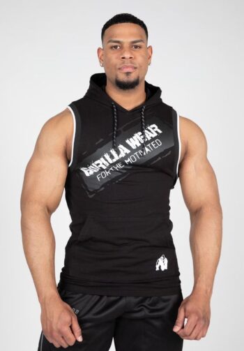 Loretto Hooded Tank Top - Black