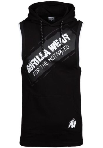 Loretto Hooded Tank Top - Black