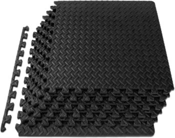 ProsourceFit Puzzle Exercise Mat ½”, EVA Interlocking Foam Floor Tiles for Home Gym, Mat for Home Workout Equipment, Floor Padding for Kids, Available in Packs of 24 SQ FT, 48 SQ FT, 144 SQ FT