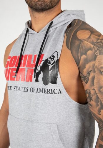 Rogers Hooded Tank Top - Gray Melange