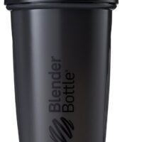 BlenderBottle Classic Shaker Bottle Perfect for Protein Shakes and Pre Workout, 28-Ounce, Black