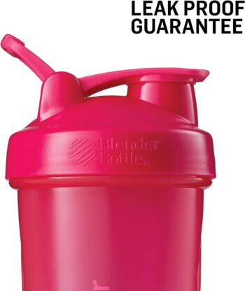 BlenderBottle Classic Shaker Bottle Perfect for Protein Shakes and Pre Workout, 28-Ounce, Black