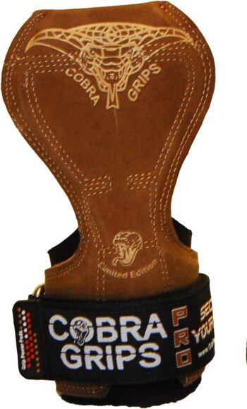 Cobra Grips PRO Weight Lifting Gloves Heavy Duty Straps Alternative Power Lifting Hooks for Deadlifts Adjustable Neoprene Padded Wrist Support Bodybuilding
