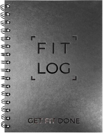 Cossac Undated Fitness Journal & Workout Planner - Designed by Experts Gym Notebook, Workout Tracker,Exercise Log Book for Men Women