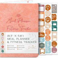 Graceful by Design Meal Planner and Fitness Tracker - Plan Workouts in our Fitness Journal for Women - Track Macros in our Food Journal for Women Weight Loss - Tear and Track with Perforated Pages